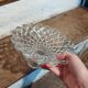 Antique Baccarat crystal fruit bowl