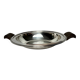 Art Deco, silver-plated rosewood basket or dish circa 1930