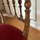 Napoleon III Chiavari Chair — Beaded Spindles — Crimson Velvet — France,