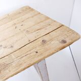 Large solid wood farmhouse table