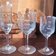Glassware set, ice bucket, carafe, Baccarat crystal Capri model 20 pieces