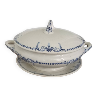 Lunéville blue tureen