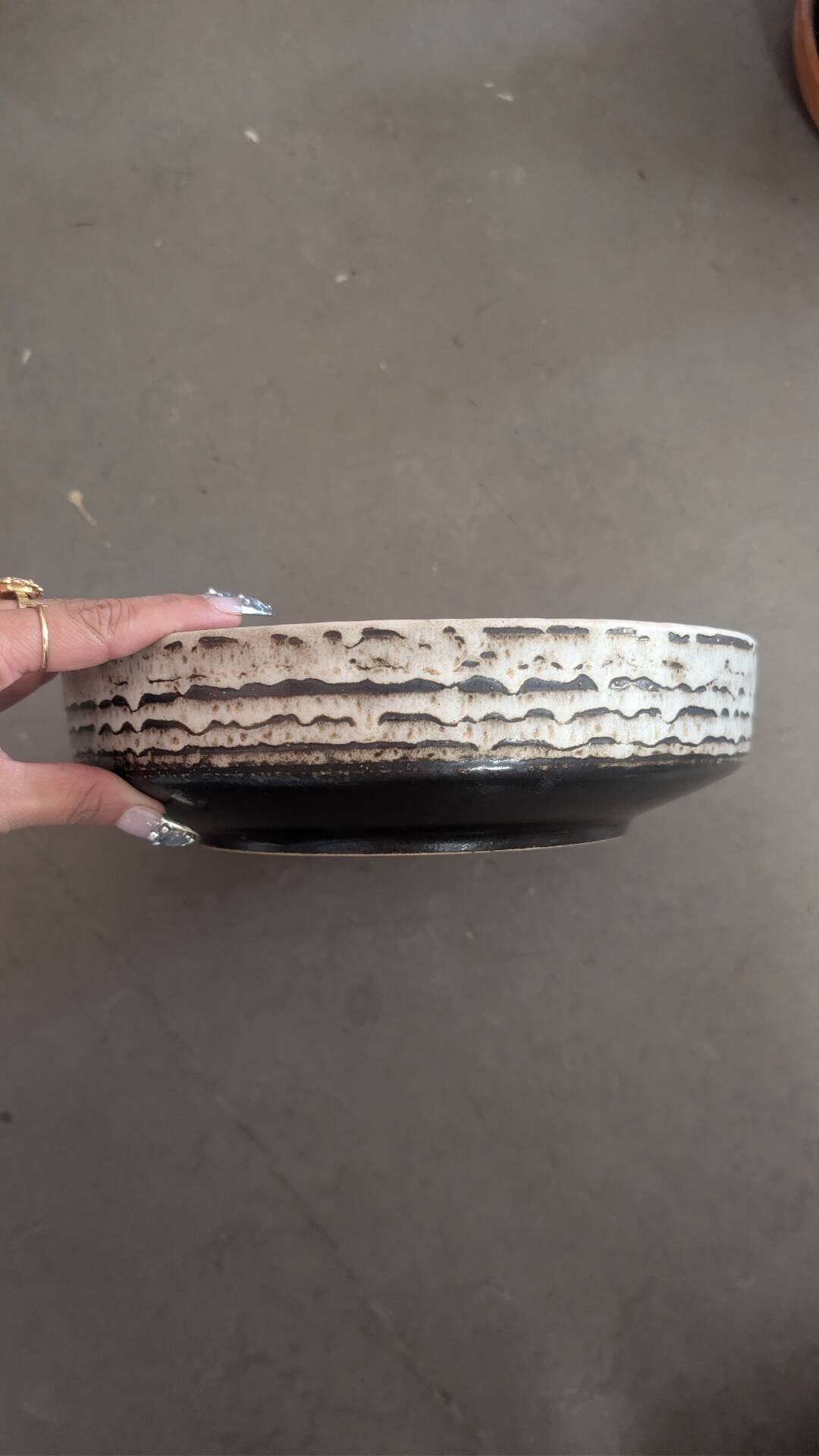 Brutalist ceramic cup W Germany