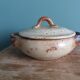 Vegetable tureen in Puisaye sandstone signed Jean-Pierre Prud'homme