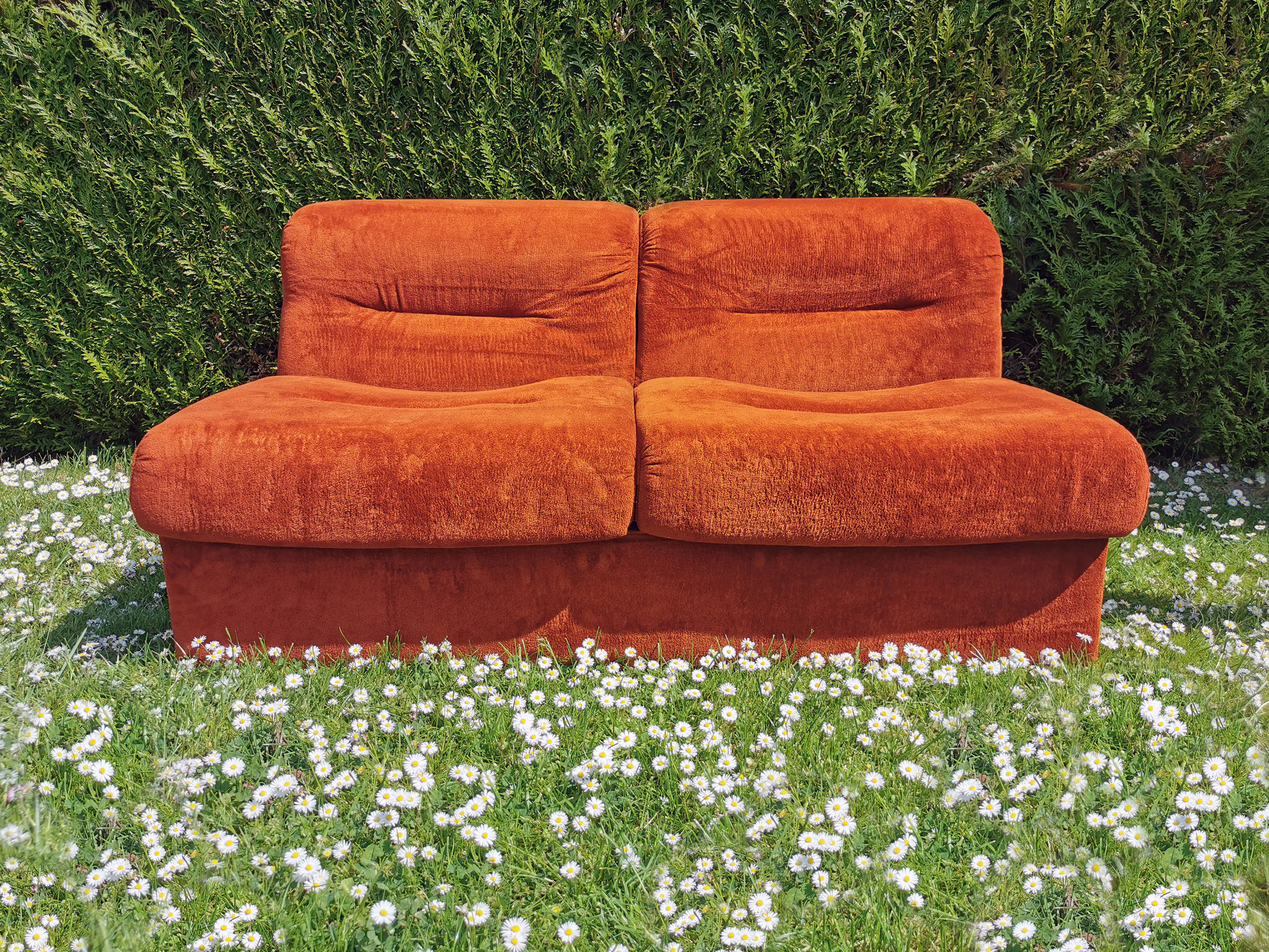 Double convertible heater sofa 1970