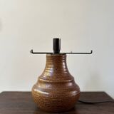 1960s lamp base, vintage Accolay pottery