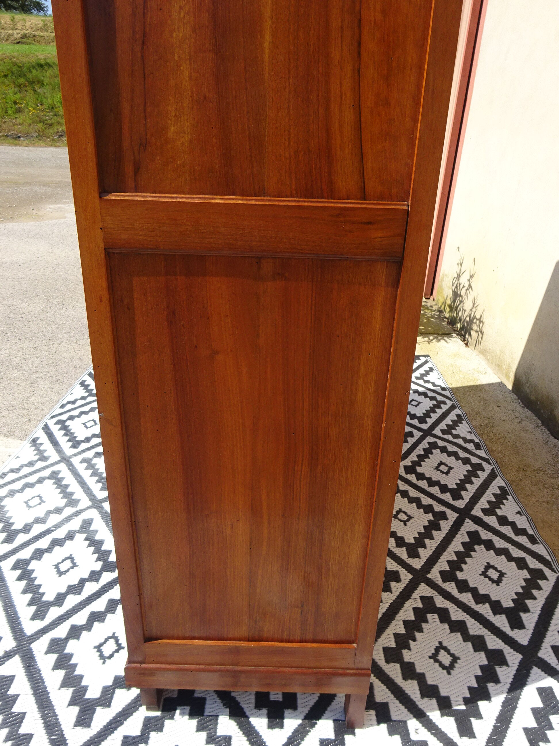 3-door walnut cabinet and walnut bramble