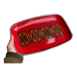 Vintage red enamel SILIT tray / serving dish