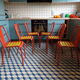 6 Tolix T4 chairs