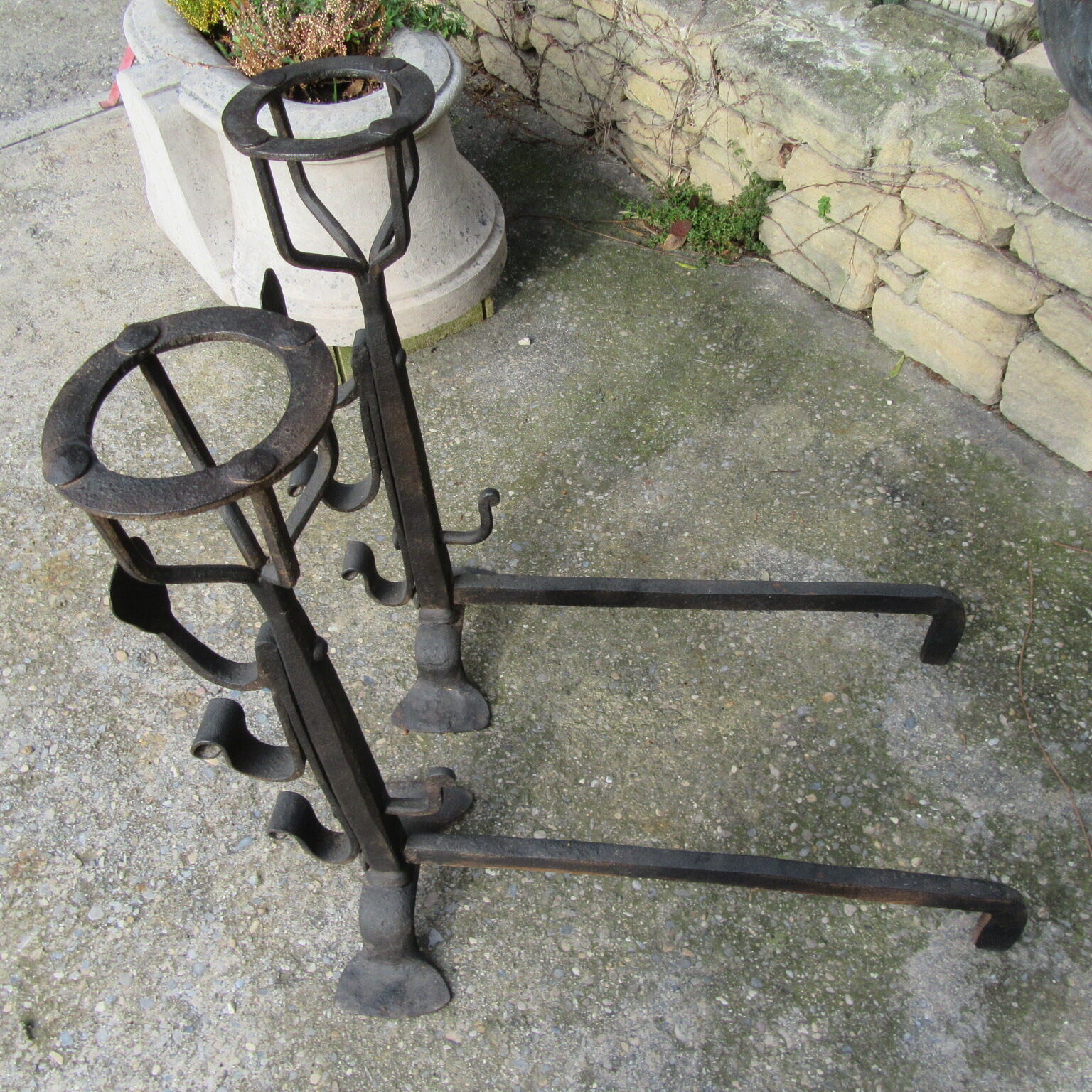 Pair of Chenets late 18th called landiers