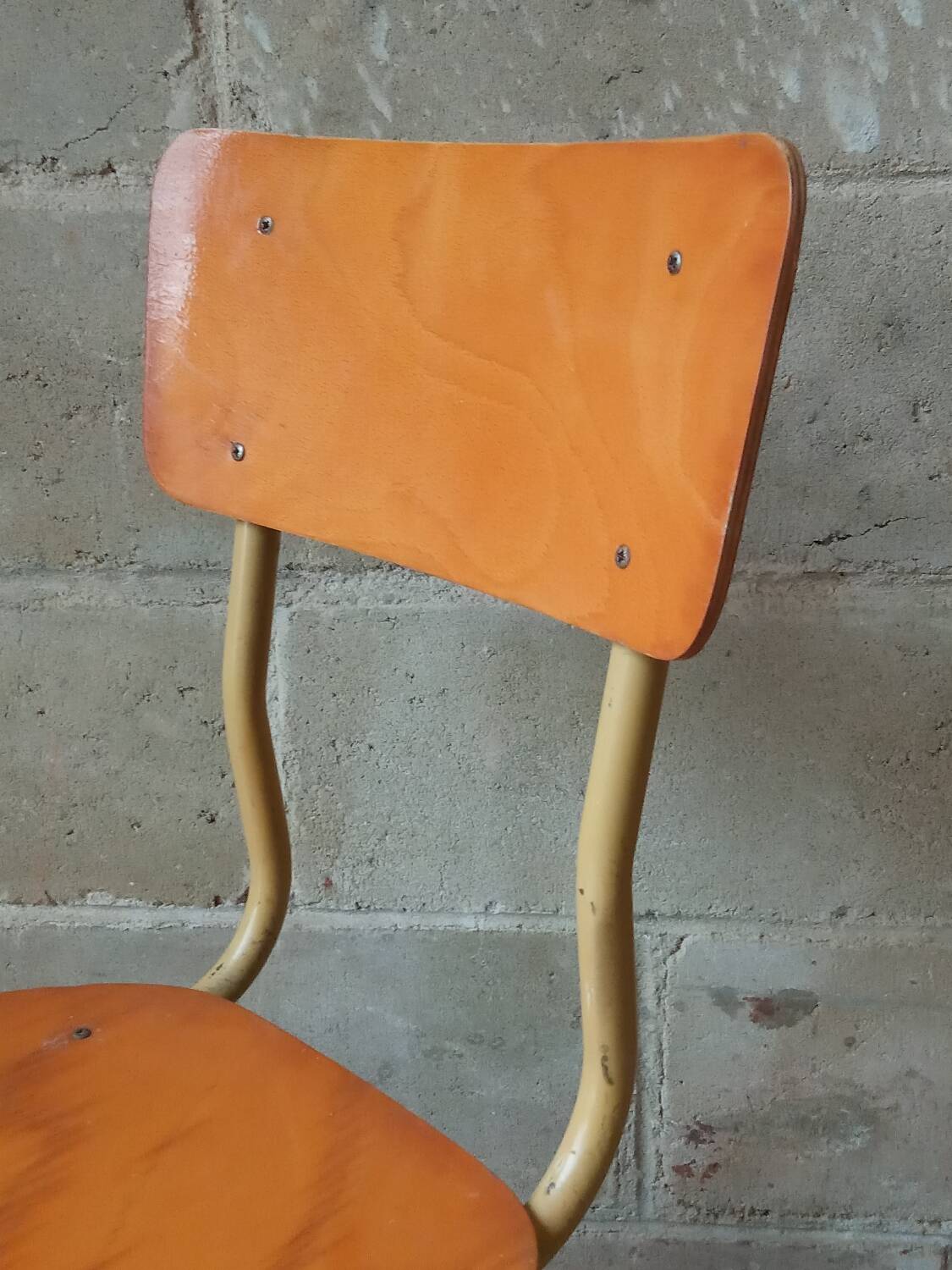 Pair of school chairs