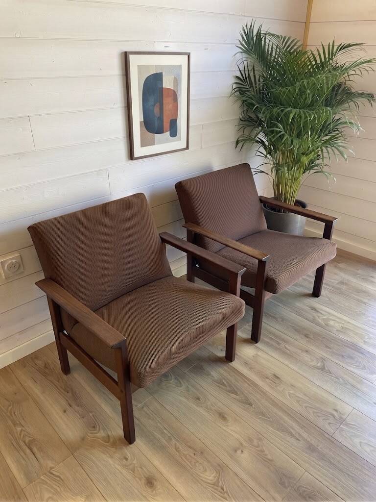 Paire de fauteuils – Yngve Ekström, Pastoe, Pays-Bas 1960