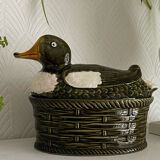 Terrine dish in slip