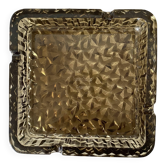 Vintage holophane glass ashtray France, 1970