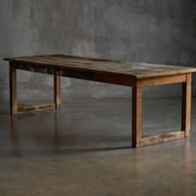 Table à manger rustique primitive, France, années 1900