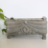 Art deco cast iron planter