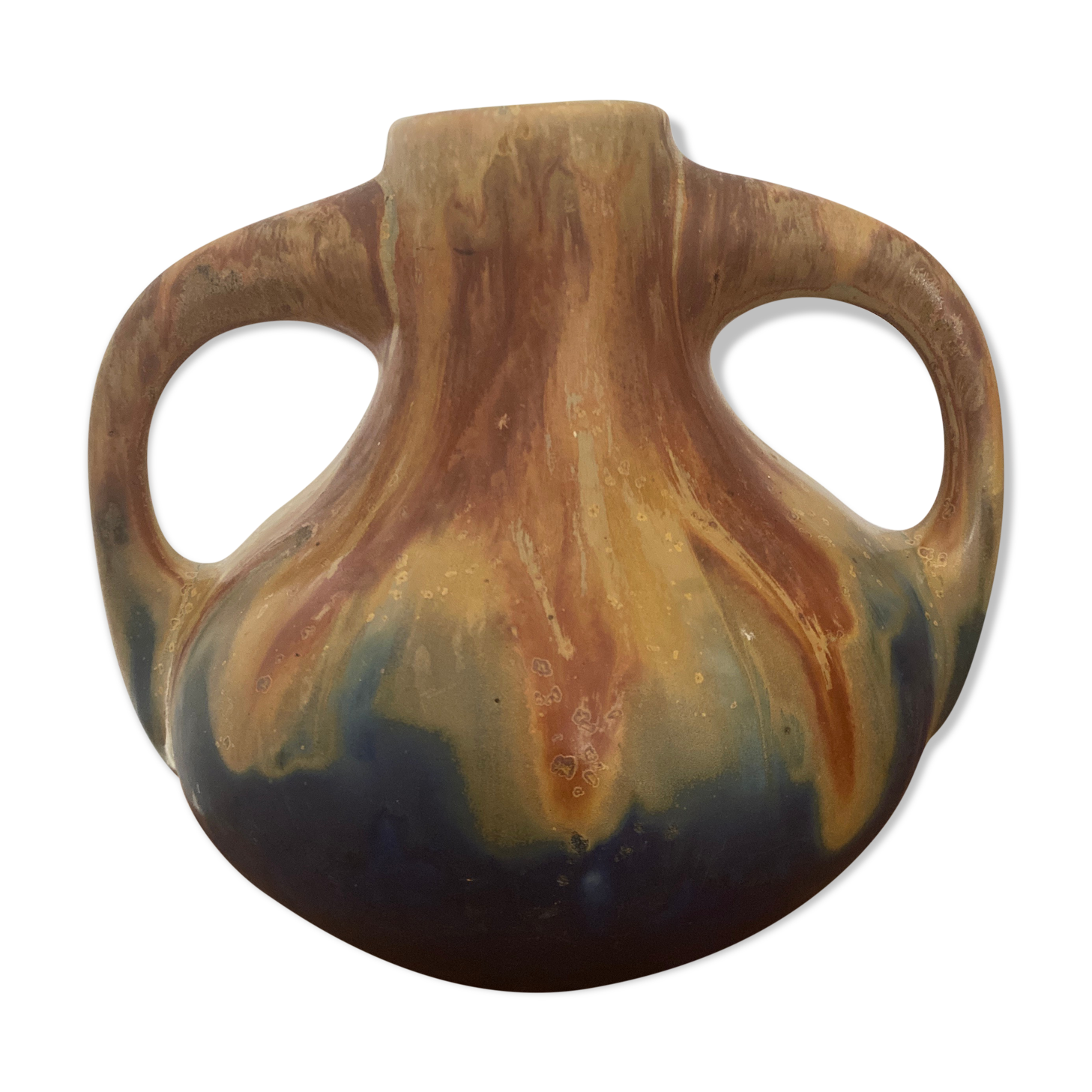Vase in sandstone Méténier Gilbert