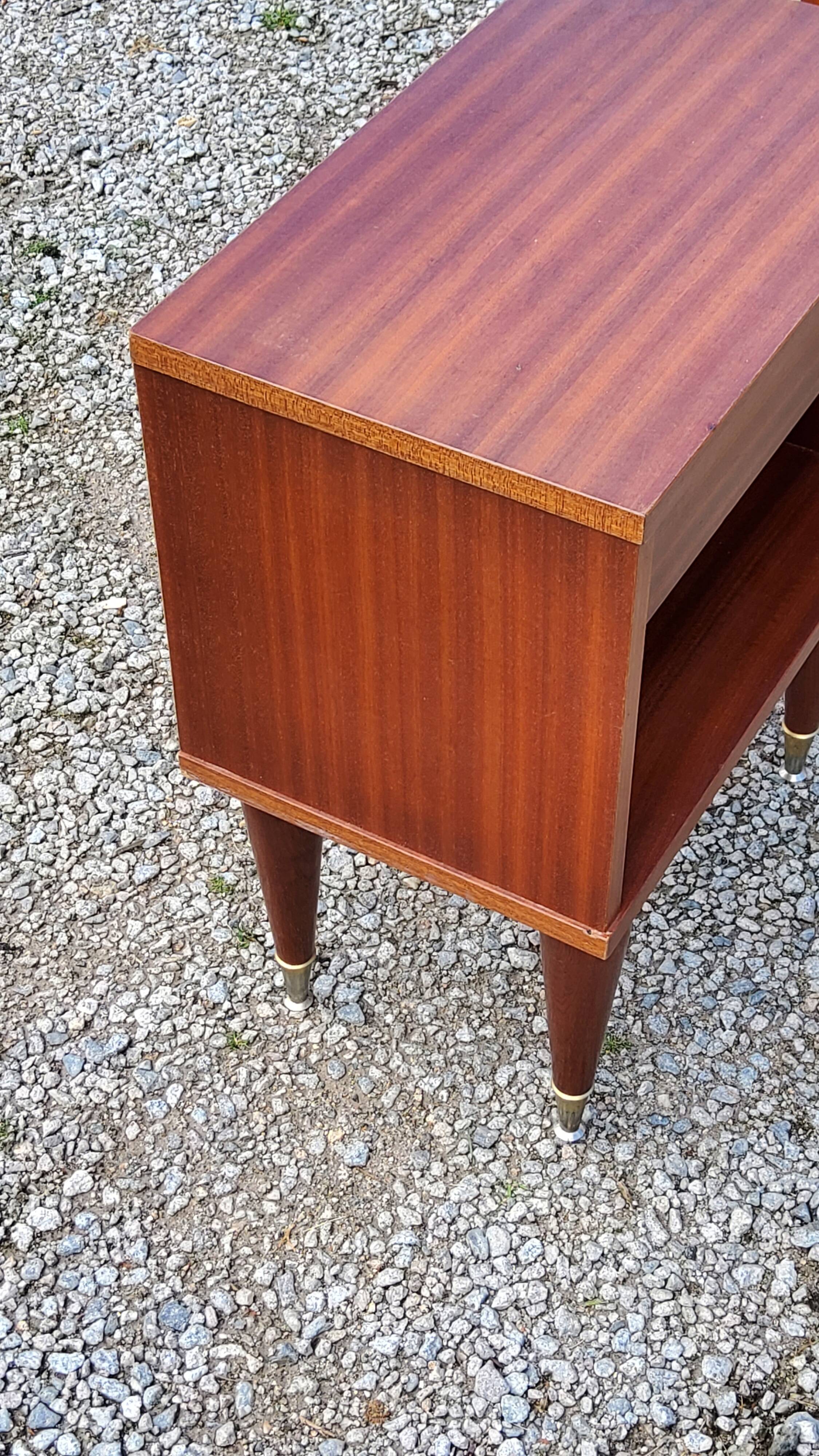 Pair of vintage bedside tables from the 60s in Scandinavian style