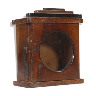 Vitrine murale petite ancienne boite a horloge patine d'origine inde