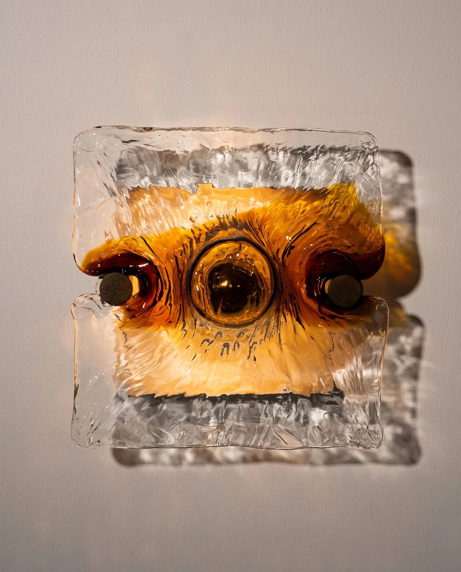 Toni Zuccheri, wall lamp for Venini, Italy 1960's