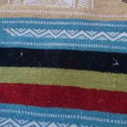 Tapis multicolore fait à la main, 60x115cm
