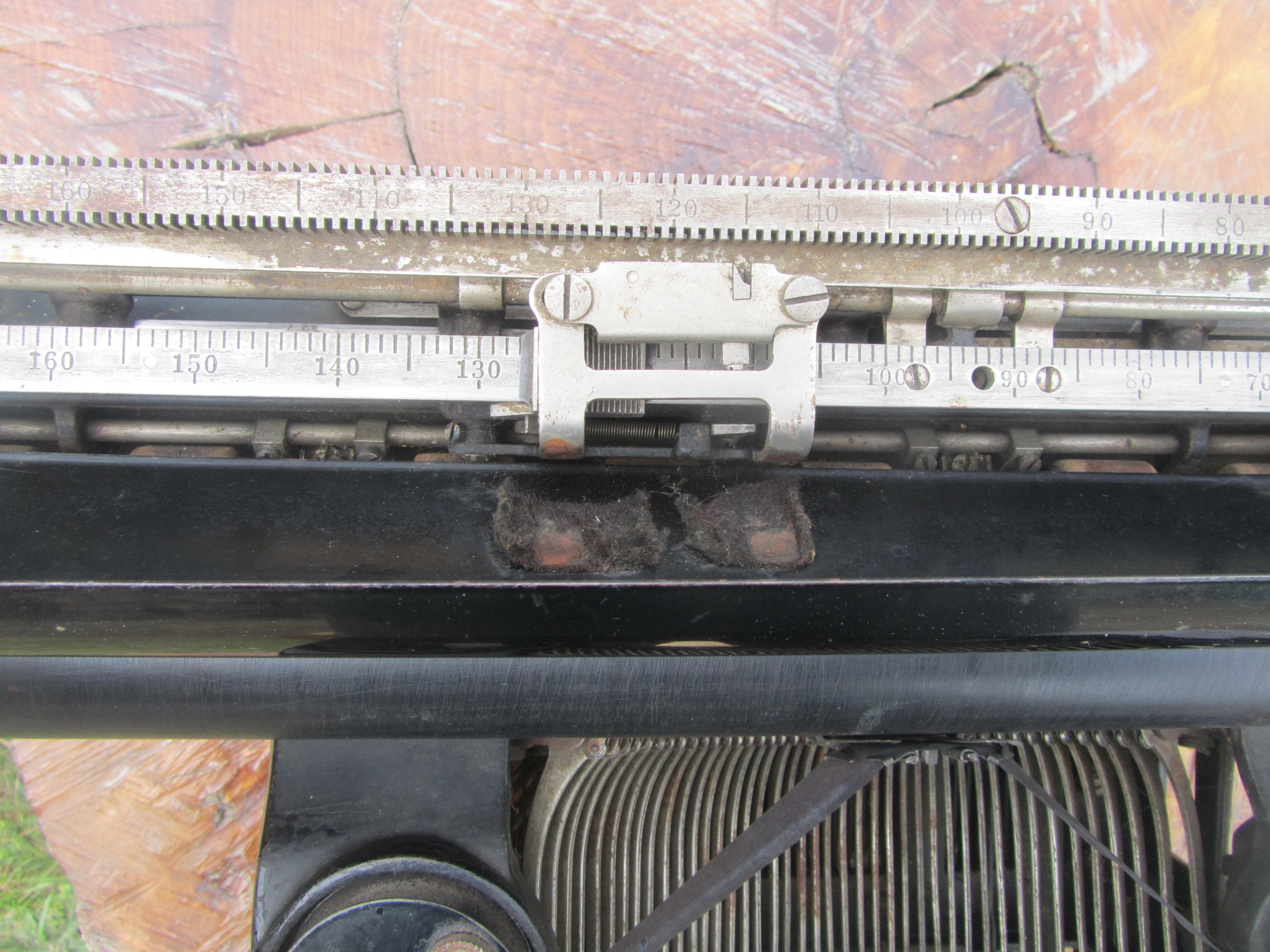 LC Smith typewriter 20 extra wide cart 18 inches