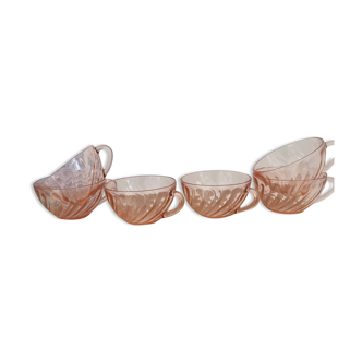 Ensemble de 6 grandes tasses Rosaline