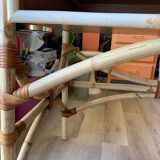 Rattan desk and canning