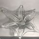 Former center of table crystal Lorraine France shape star vintage cup