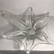 Former center of table crystal Lorraine France shape star vintage cup