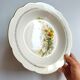 Plat creux gien marguerites vintage