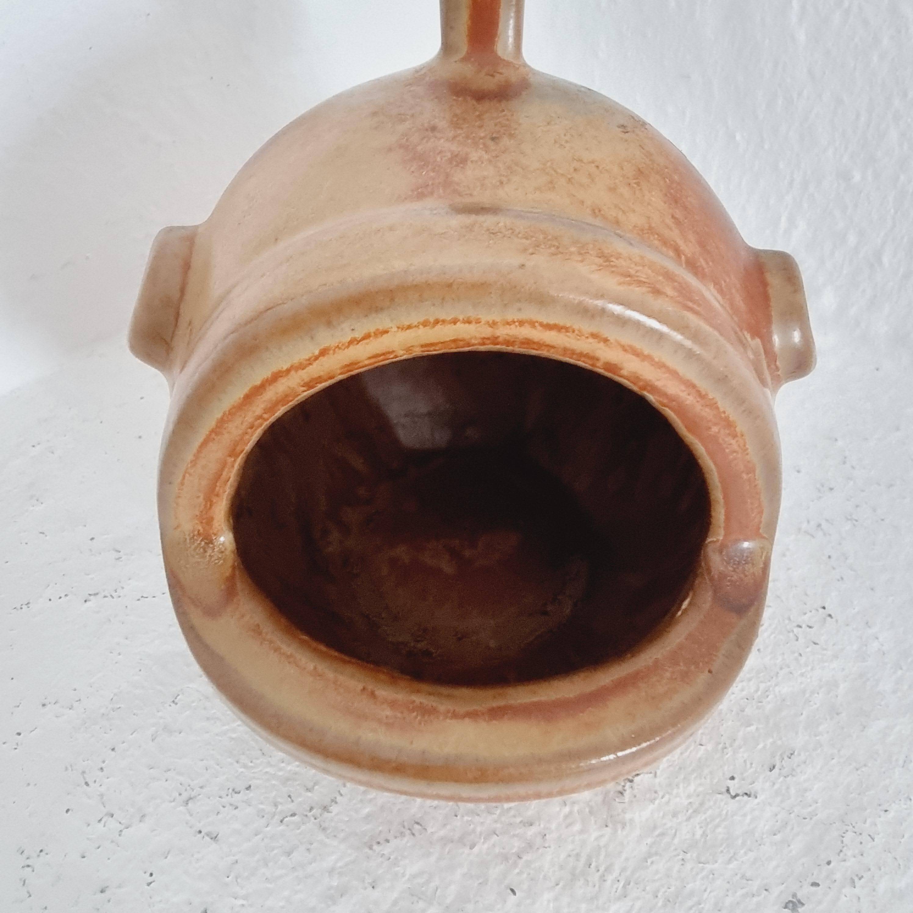 Gunnar Nylund, sculpture/vase/bowl in ceramic shaped like a fish, modern Scandinavian.