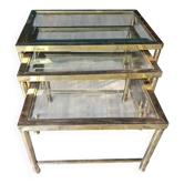 Brass nesting tables