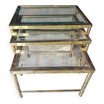 Brass nesting tables