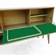 Sideboard vintage blond wood massif vintage 1950 from Charles Ramos