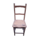 Natural wood escrow chair