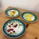 7 barbotine plates Luneville Badonviller KG