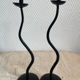 Pair of Hysteria France candlesticks 1990