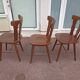 Lot 7 chaises de bistrot bois, année 70/80/90
