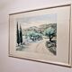 Lithographie "Chemin de l'oliveraie" par Victor Zarou