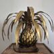 Lampe ananas vers 1970 de la maison jansen à paris.