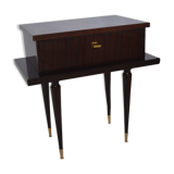 Chevet placage bois verni