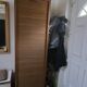 Vintage curtain filing cabinet