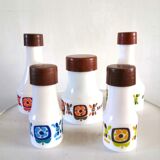 Set condiment service MOBIL design 70s