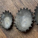 Walter Bosse / Herta Baller — Patinated brass - 4 nesting hedgehogs - 195