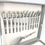 Vintage Carl Auböck Morinox Dessert Set cutlery, Tableware, Italy, 1950s