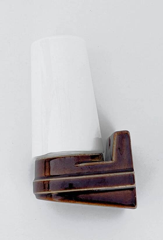 IFÖ 6080 - Sigvard Bernadotte - brown porcelain - Sweden 1960s