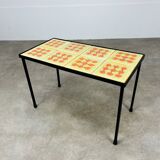 50s ceramic side table, modernist style
