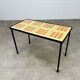 Table d'appoint céramique années 50 style moderniste