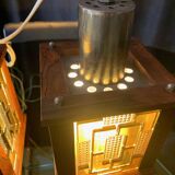 A pair of ceiling lamps designed by Erik Höglund, Kosta Boda, Sweden, 1960s